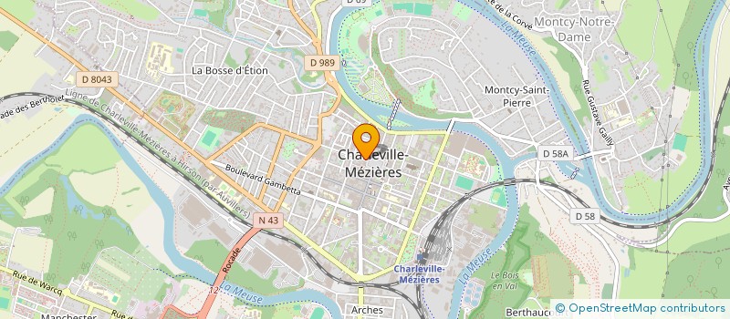 localisation de l'entreprise ROUSCHOP à CHARLEVILLE-MEZIERES