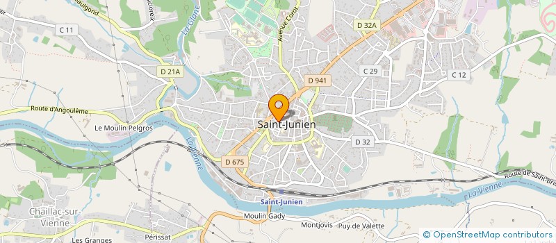 localisation de l'entreprise ROUSIER ANTOINETTE ET JEAN MARIE  SAINT-JUNIEN