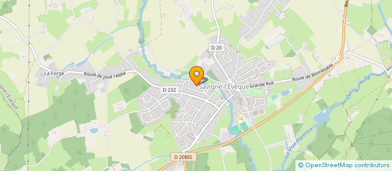 localisation de l'entreprise ROUSIER ATL  SAVIGNE-L'EVEQUE