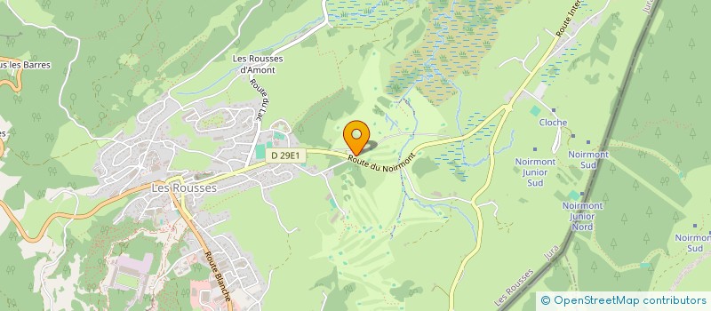 localisation de l'entreprise ROUSS LOISIRS  LES ROUSSES