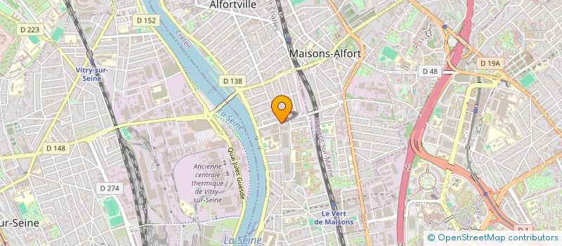localisation de l'entreprise ROUSSALINO IDF à ALFORTVILLE
