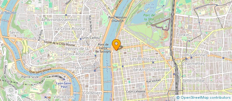 localisation de l'entreprise ROUSSANGE à LYON