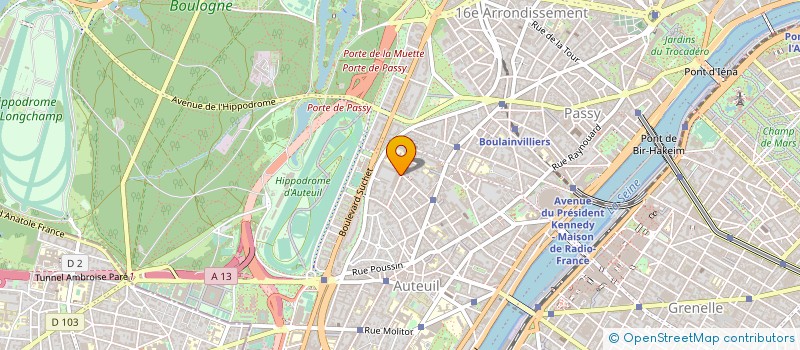 localisation de l'entreprise ROUSSE  PARIS