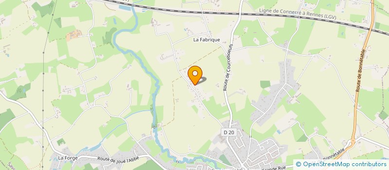 localisation de l'entreprise ROUSSE GUITTET  SAVIGNE-L'EVEQUE