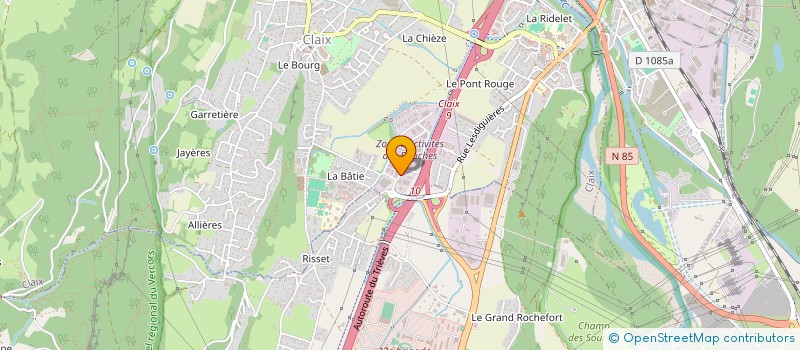 localisation de l'entreprise ROUSSEAU à CLAIX