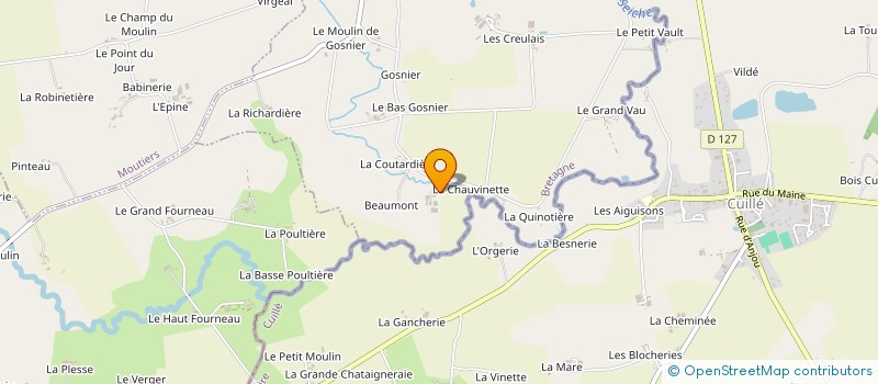 localisation de l'entreprise ROUSSEAU  GENNES-SUR-SEICHE