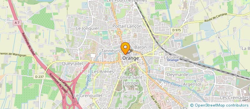 localisation de l'entreprise ROUSSEAU  ORANGE