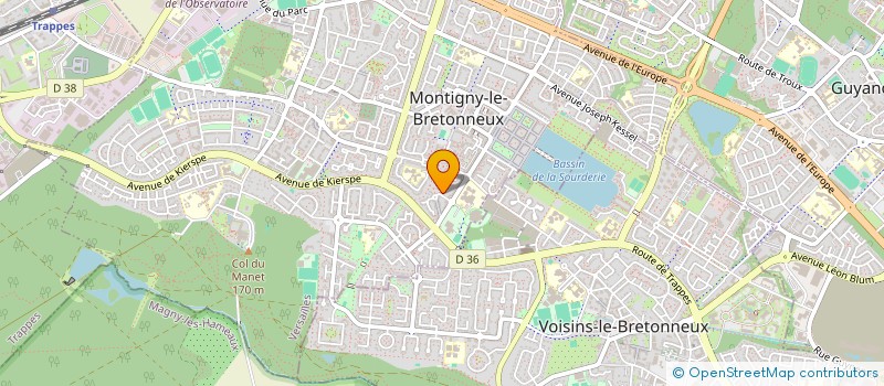 localisation de l'entreprise ROUSSEAU  MONTIGNY-LE-BRETONNEUX