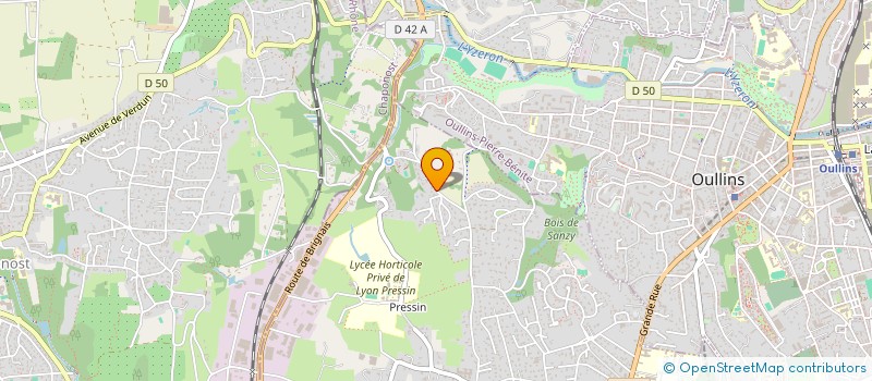 localisation de l'entreprise ROUSSEAU  SAINT-GENIS-LAVAL