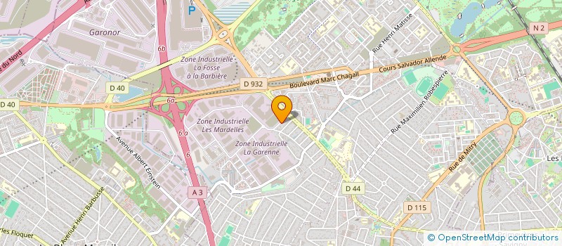 localisation de l'entreprise ROUSSEAU BIARNAIS à AULNAY-SOUS-BOIS