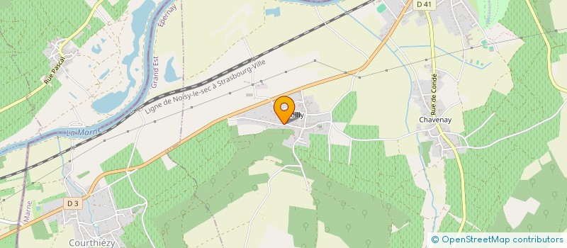 localisation de l'entreprise ROUSSEAU CE  VERNEUIL