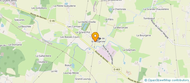 localisation de l'entreprise ROUSSEAU CLOTURES à DOMLOUP