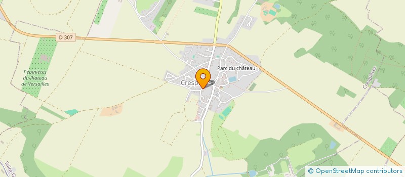 localisation de l'entreprise ROUSSEAU & CO.  CRESPIERES