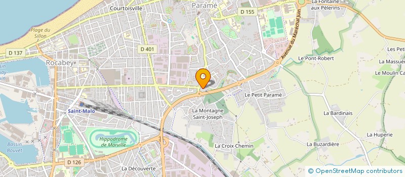 localisation de l'entreprise ROUSSEAU DEVELOPPEMENT à SAINT-MALO