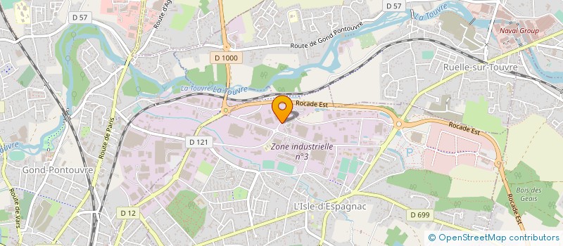 localisation de l'entreprise ROUSSEAU DEVELOPPEMENT  L'ISLE-D'ESPAGNAC