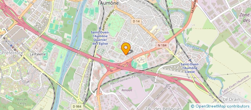 localisation de l'entreprise ROUSSEAU EN ACTION  SAINT-OUEN-L'AUMONE