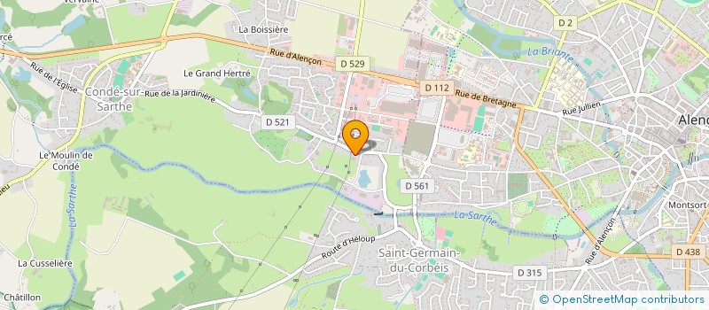 localisation de l'entreprise ROUSSEAU ENSEIGNES à CONDE-SUR-SARTHE