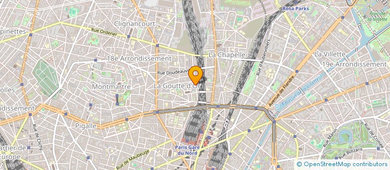 localisation de l'entreprise ROUSSEAU ET COMPAGNIE à PARIS