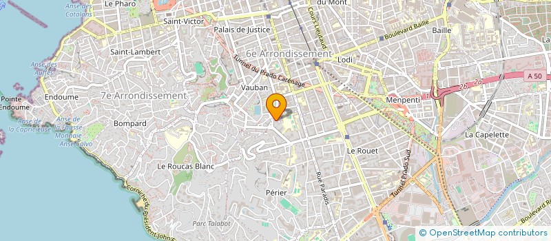 localisation de l'entreprise ROUSSEAU IMMO à MARSEILLE