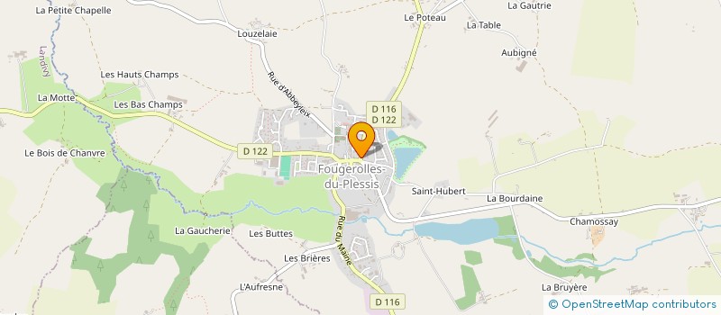 localisation de l'entreprise ROUSSEAU MAXIME  DESERTINES