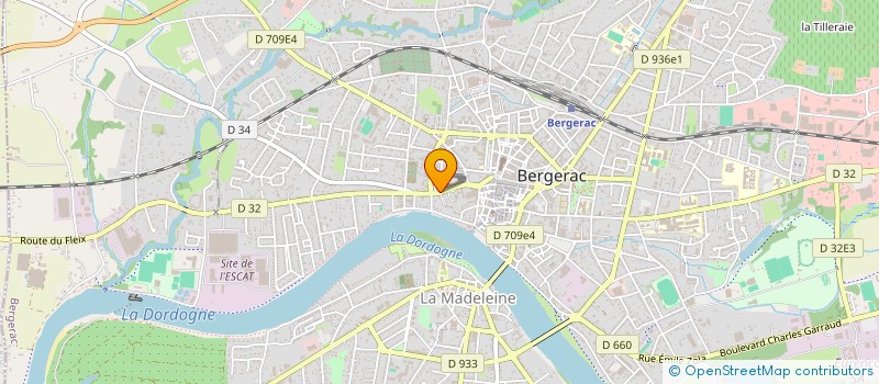 localisation de l'entreprise ROUSSEAU & PRZYSZCZYPKOWSKI à BERGERAC