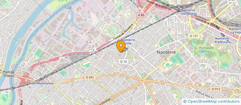 localisation de l'entreprise ROUSSEAU ROSOTTE REISER à NANTERRE