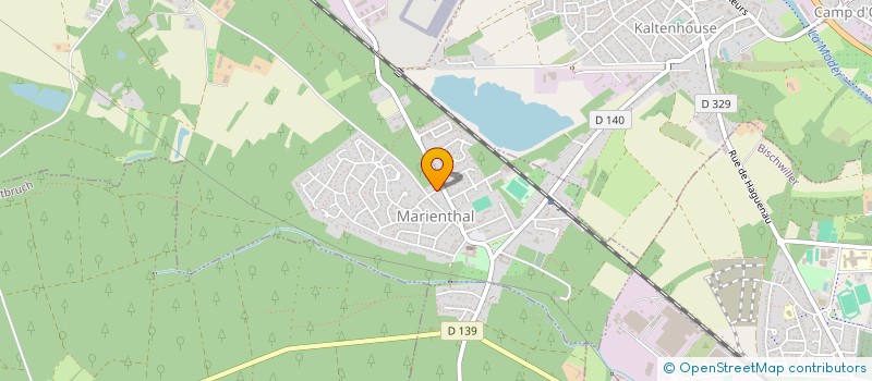 localisation de l'entreprise ROUSSEAU SERIGRAPHIE  HAGUENAU