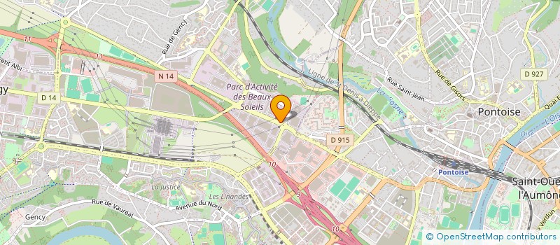 localisation de l'entreprise ROUSSEAU SERVICES AUTOMOBILES  OSNY