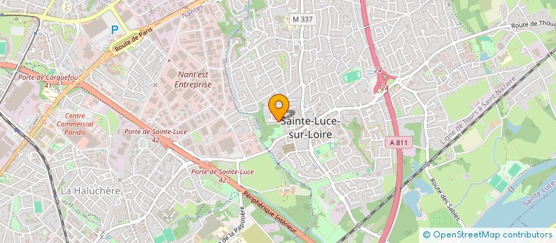 localisation de l'entreprise ROUSSEAU SOPHIE SARL  SAINTE-LUCE-SUR-LOIRE