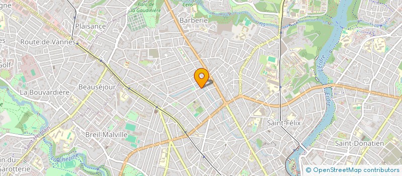 localisation de l'entreprise ROUSSEAU T LEMEILLET G ABDI C à NANTES