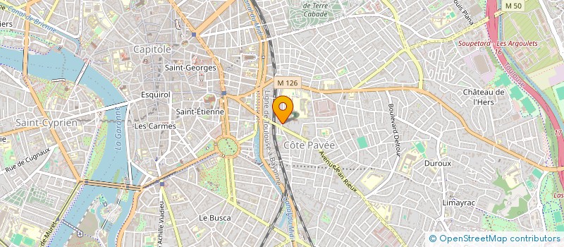 localisation de l'entreprise ROUSSEAU WEB SEVICES  TOULOUSE