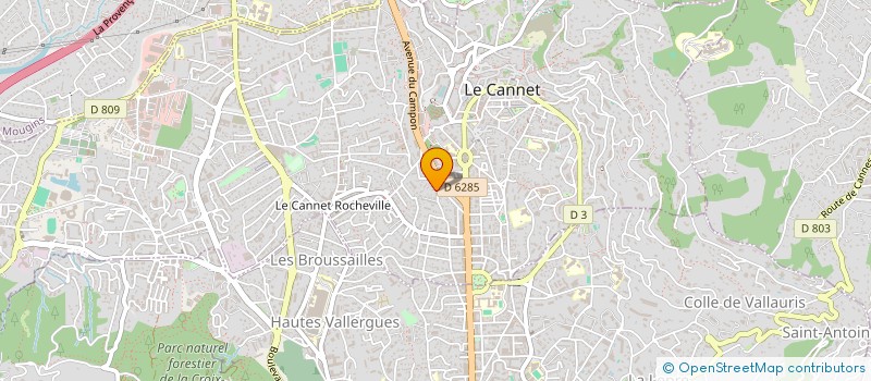 localisation de l'entreprise ROUSSEAUX DISTRIBUTION  VILLECROZE