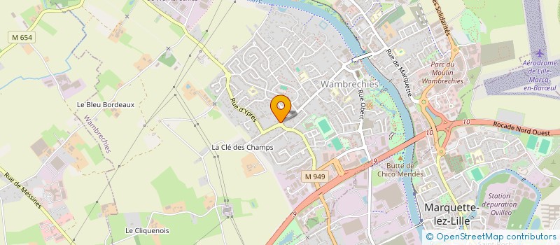 localisation de l'entreprise ROUSSEAUX - DUTAS à WAMBRECHIES