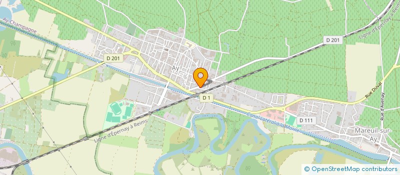 localisation de l'entreprise ROUSSEAUX ILGN  AY-CHAMPAGNE