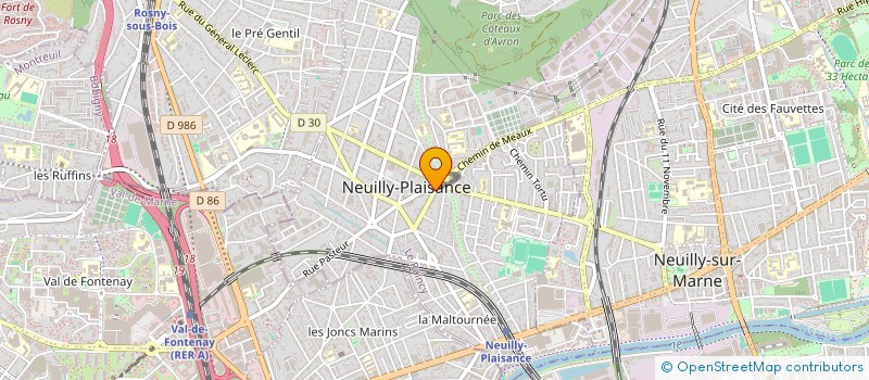 localisation de l'entreprise ROUSSEAUX SCM CONSULTING à NEUILLY-PLAISANCE