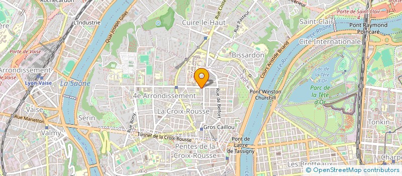 localisation de l'entreprise ROUSSEBELY  LYON