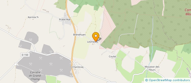 localisation de l'entreprise ROUSSEL à GRANDCHAMP