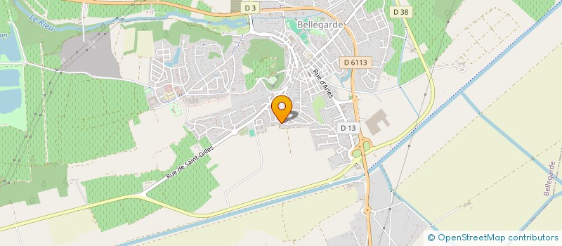 localisation de l'entreprise ROUSSEL à BELLEGARDE