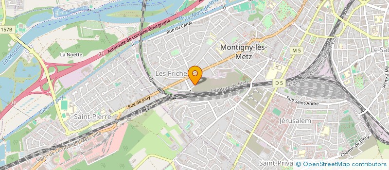 localisation de l'entreprise ROUSSEL AGENCEMENT à MONTIGNY-LES-METZ