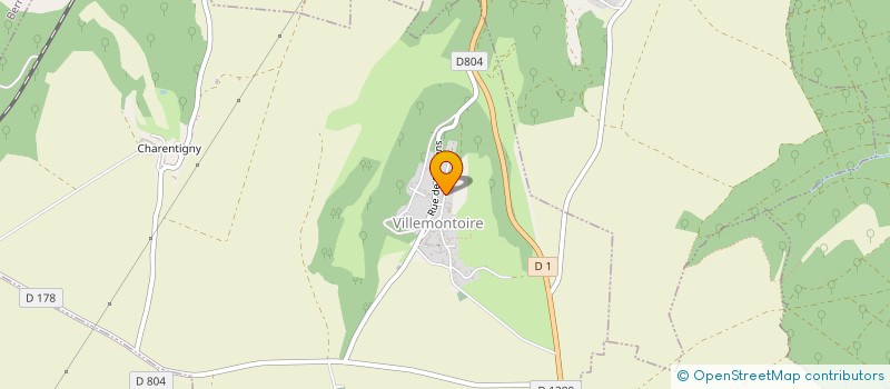 localisation de l'entreprise ROUSSEL GENDRONNEAU  VILLEMONTOIRE