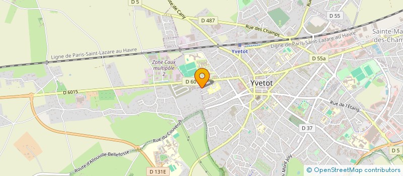 localisation de l'entreprise ROUSSEL IMMOBILIER à VALLIQUERVILLE