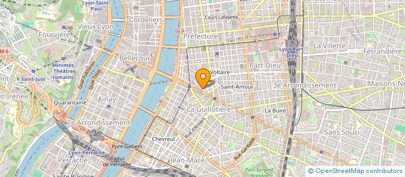 localisation de l'entreprise ROUSSEL IRIS ET NAAIM ALEXANDRE  LYON