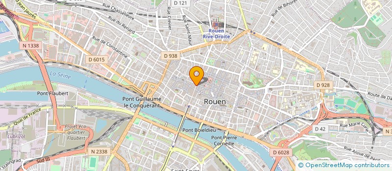 localisation de l'entreprise ROUSSEL - SISSAOUI & ASSOCIES  ROUEN