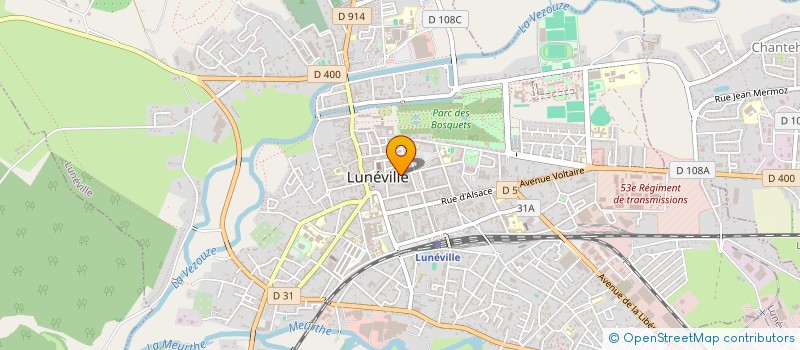 localisation de l'entreprise ROUSSEL THEO ET LOUIS  LUNEVILLE