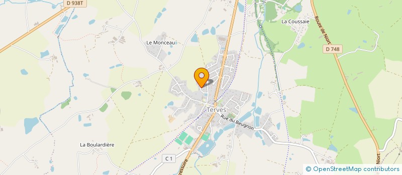 localisation de l'entreprise ROUSSELARD  BRESSUIRE