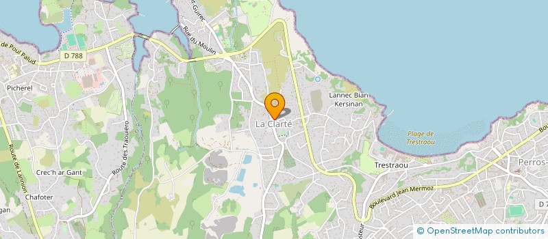 localisation de l'entreprise ROUSSELET à PERROS-GUIREC