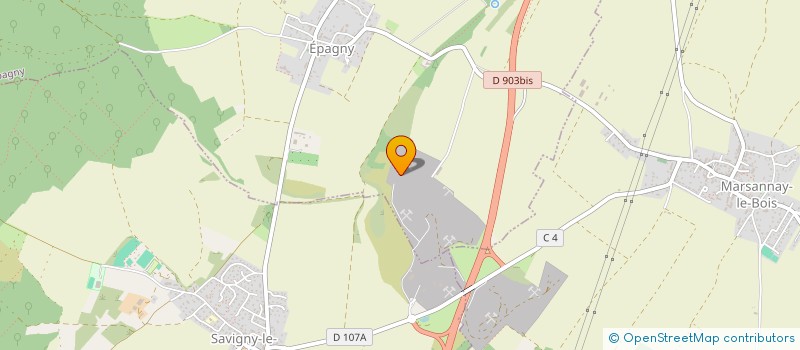 localisation de l'entreprise ROUSSELET J M  ASNIERES-LES-DIJON