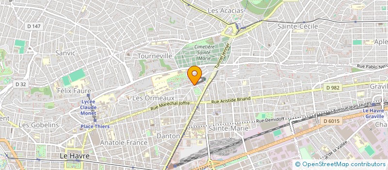 localisation de l'entreprise ROUSSELIN MENTEC  LE HAVRE