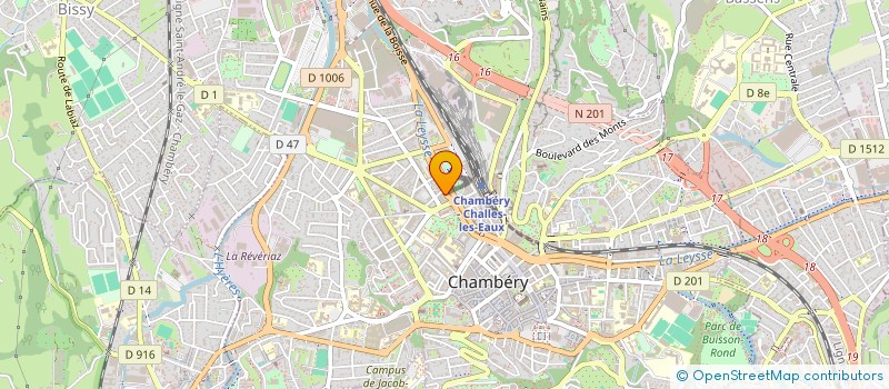 localisation de l'entreprise ROUSSELLE AM  CHAMBERY