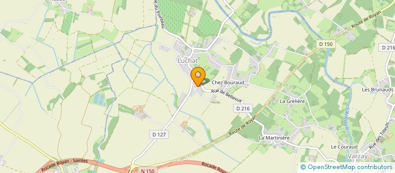 localisation de l'entreprise ROUSSELLE COUVERTURE  LUCHAT